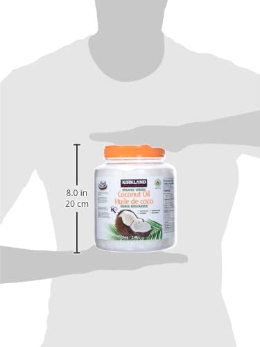 Kirkland Signature organic coconut oil, 84 oz (2.62 QT), 2.48 L