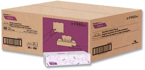 Cascades Pro 2 Ply Facial Tissue,100 Sheets,30 Boxes Per Case,