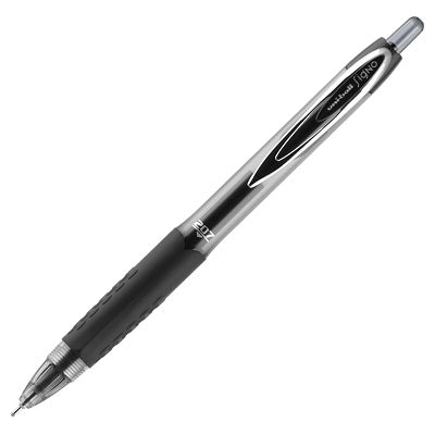 Pen-Retractable, Uni 207 Gel, 0.7Mm Black 12/Bx