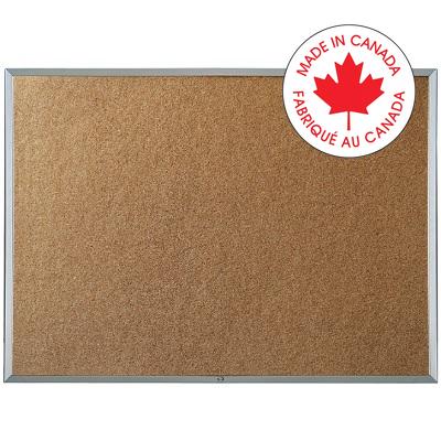Bulletin Board-Cork With Aluminum Frame, 48"X72"