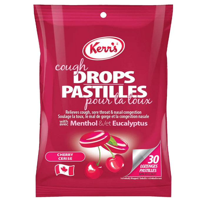Candy-Kerr'S Cough Drops, Cherry 30/Pk