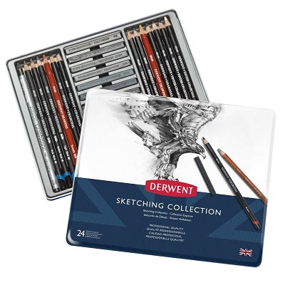 Pencils-Drawing Derwent Sketch Collection 24/Set