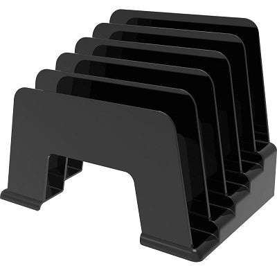 Sorter-Sustainable Office Small Incline 5 Sections, Black
