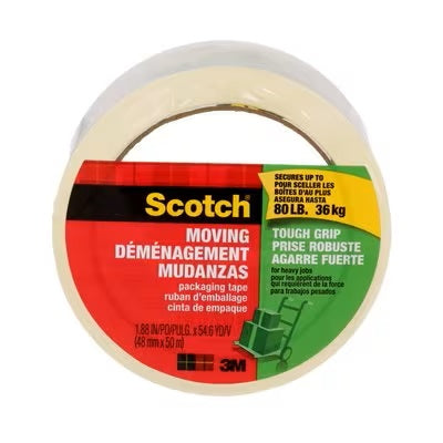 Tape-Box Sealing Scotch Moving 48Mmx50M Clear Tough Grip