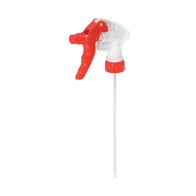 Spray Bottle Trigger-Chemical Resistant 8", Red