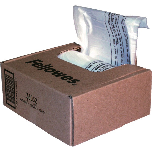 Shredder Bags-26Hx24Wx9D Clear 100/Carton