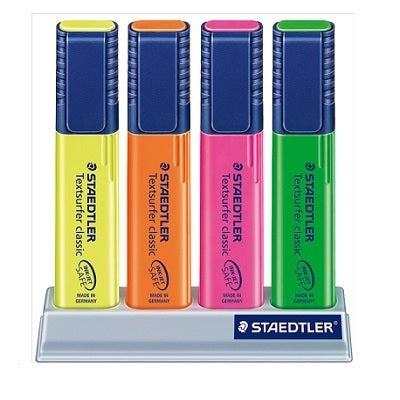 Highlighter Set-Textsurfer Classic Desk 4-Colours