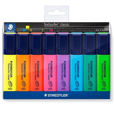 Highlighter-Textsurfer Classic, Wallet Assorted 8/Pk