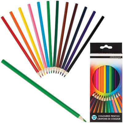 Pencils-Coloured, Merangue, 12Pk