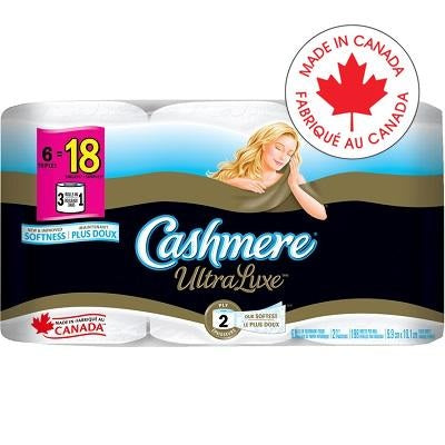 Toilet Paper-Cashmere Ultraluxe 2-Ply 198 Sheets 6Roll/Pack