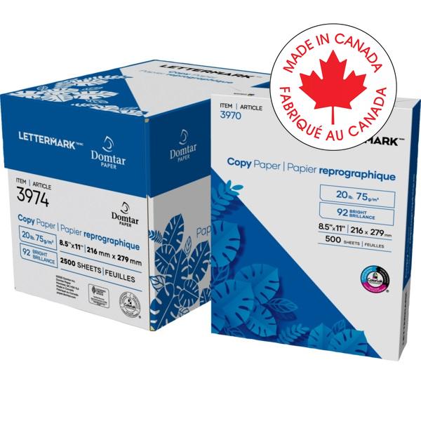 Paper-Lettermark Copy Letter Size 20Lb. 92Br. 2500/Ct
