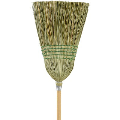 Broom-Housekeeper, Corn Broom, Lacquered Handle