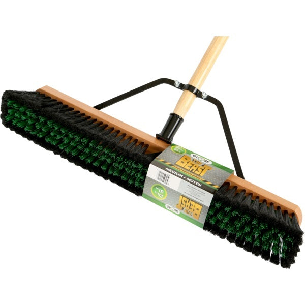 Broom-Globe Beast Push Broom, 24" Medium