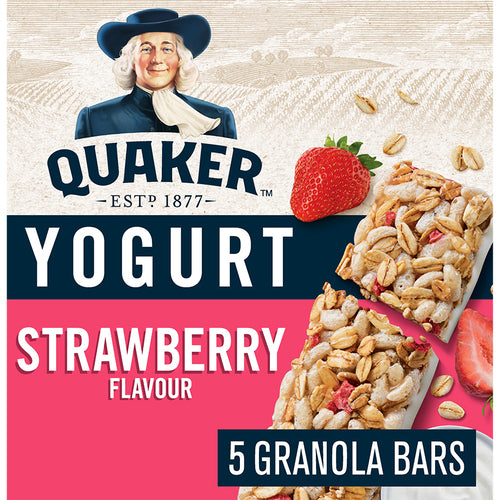 Quaker Chewy Yogurt Strawberry 5 Pack Granola Bars 175 g
