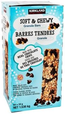 Kirkland Signature Soft & Chewy Granola Bars, 64 x 24 g