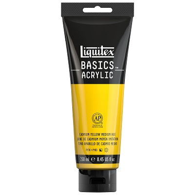 Paint-Acrylic Liquitex 250 Ml Cadmium Yellow Med. Hue