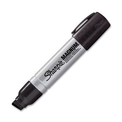 Marker-Permanent, Sharpie Magnum, Xl Chisel, Black -1945833