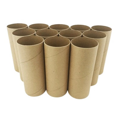 Paper Roll-Kraft 4.5" X 1.75", 12/Pack