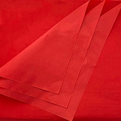 Tissue Paper-20" X 30" Red, 24 Sheets/Pack