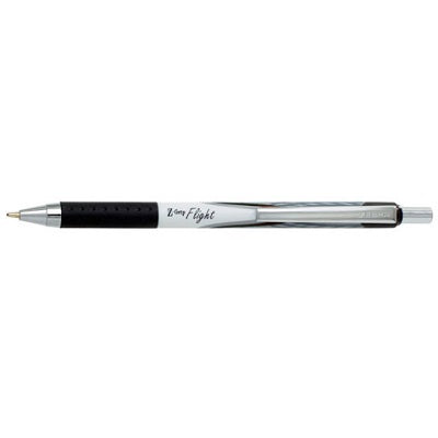 Pen-Retractable, Z-Grip Flight 1.2Mm Black 12/Bx
