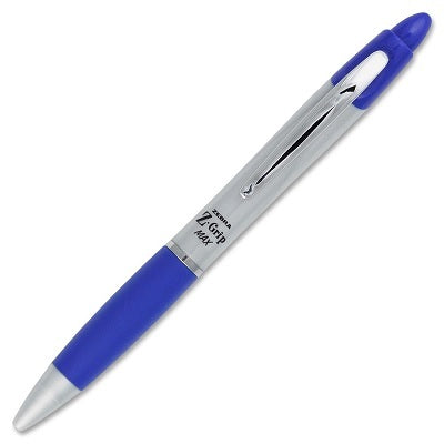 Pen-Retractable, Z-Grip Max 1.0Mm Blue 12/Bx