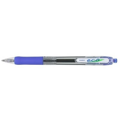 Pen-Retractable, Jimnie Clip Eco, 1.0Mm Blue