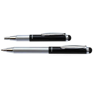 Stylus Pen-Telescopic Ballpoint,1.0Mm Black/Black Ink