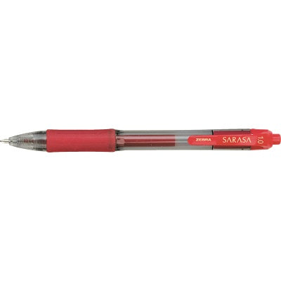 Pen-Retractable, Sarasa Gel 1.0 Mm Red 12/Bx