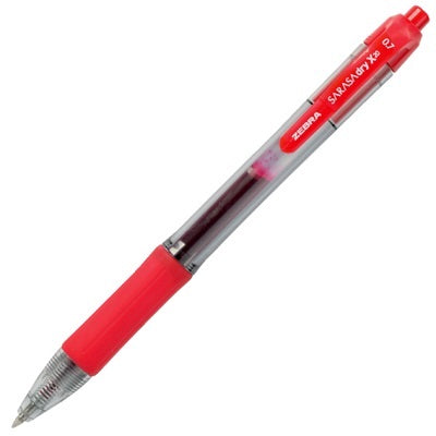 Pen-Retractable, Sarasa Gel 0.7Mm Red 12/Bx