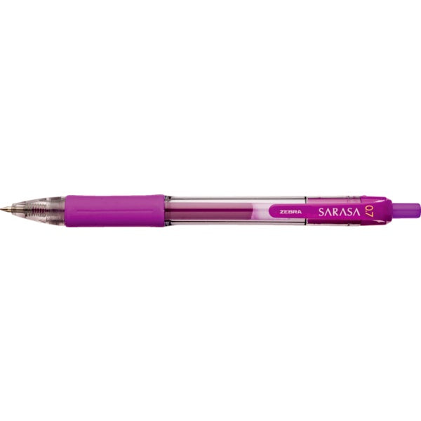 Pen-Retractable, Sarasa Gel 0.7Mm Violet 12/Bx