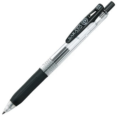 Pen-Retractable, Sarasa Clip 0.5Mm Black