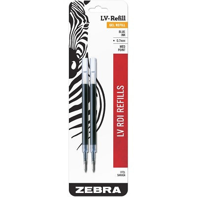Pen Refill-Zebra Jf Gel For Sarasa, Grand,Gr8,0.7Mm Blu 2/Pk