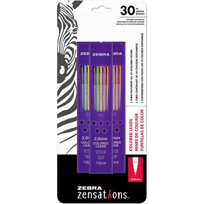 Leads-Zensations, 2.0Mm Coloured Leads 30/Pack