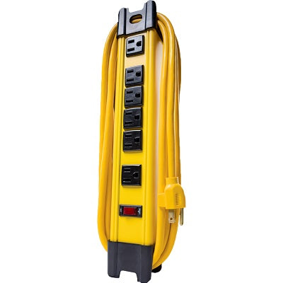 Power Block-6 Outlet, Woods Pro, Metal Construction 10' Cord