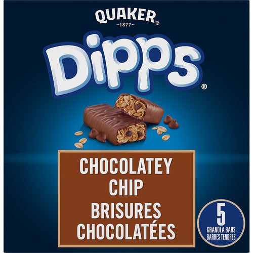 Quaker Dipps Chocolate Chip Granola Bars 156 g