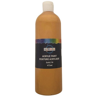 Paint-Acrylic Artworks 473Ml. Gold