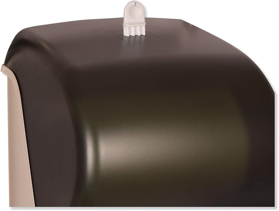 Tork 84TR Lever-Operated Auto Transfer Roll Towel Dispenser, Smoke