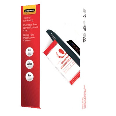 Laminating Pouch-Legal, 5Mil 100/Pack
