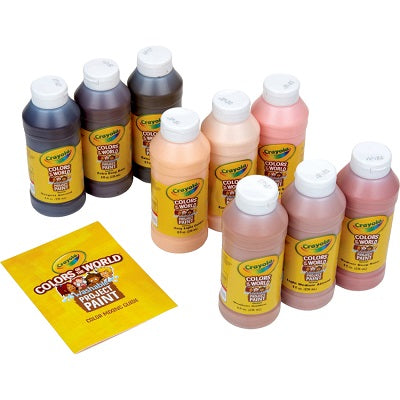 Paint-Crayola Washable, Colours Of The World 236Ml. 9/Bx