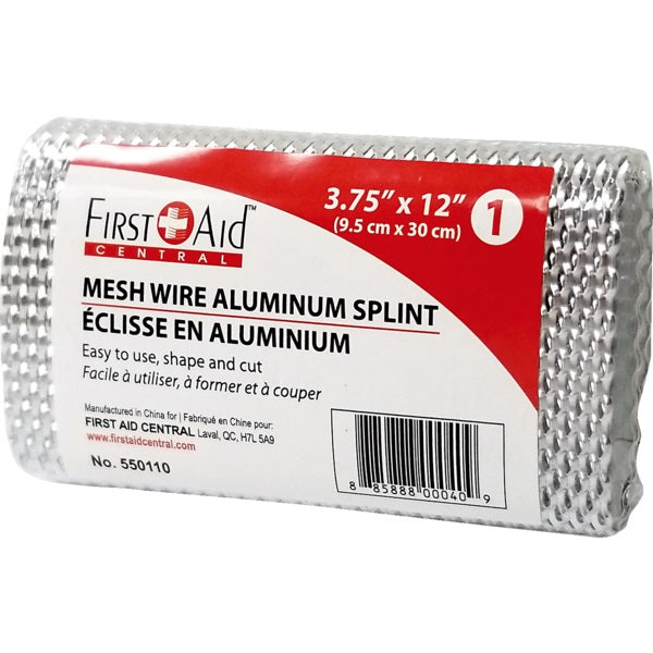 Splint-Aluminum Wire 3-3/4" X 12"