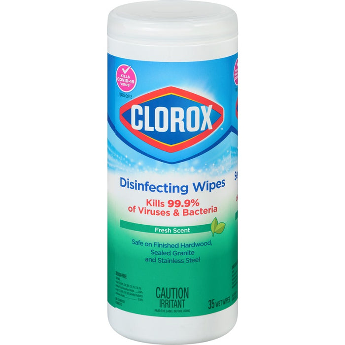 Disinfecting Wipes-Clorox Fresh Scent, 35-Count (01593)