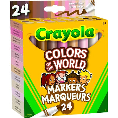 Marker-Crayola Colours Of The World, 24-Pack