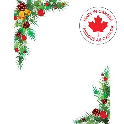 Letterhead-Holiday, Wreath 25/Pack