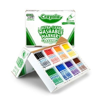 Marker-Crayola Classpack, Washable, 25 Of 8 Colours