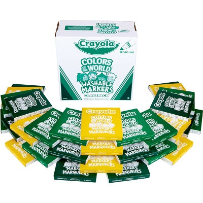 Marker-Crayola Classpack Colours Of The World, Broad 240/Bx