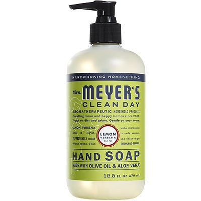 Hand Soap-Mrs Meyers, Liquid 370Ml, Lemon Verbena