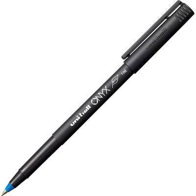 Pen-Roller, Uni Onyx, Fine Blue 12/Bx