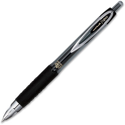 Pen-Retractable, Uni 207 Gel, 0.5Mm Black 12/Bx
