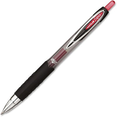 Pen-Retractable, Uni 207 Gel, 0.5Mm Red 12/Bx