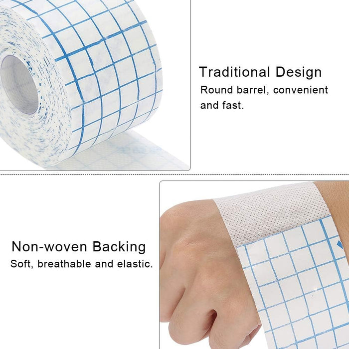 Hypafix Tape, Breathable Tape Non Woven Adhesive Wound Dressing Medicals Fixation Bandage for Wound Care (10cm*10m)